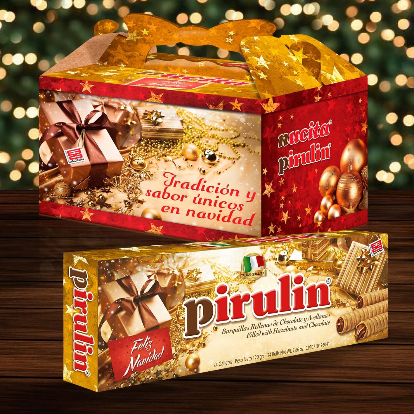 Package Design Pirulin and Nucita Christmas