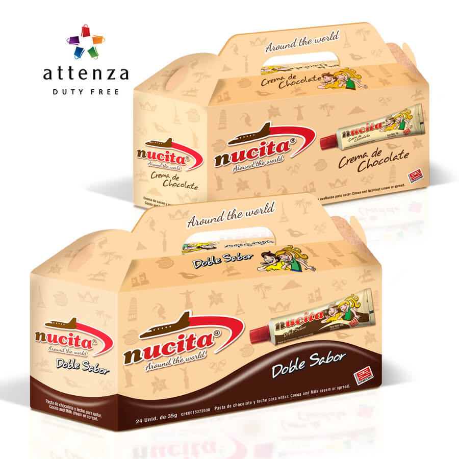 Lonchera Nucita Crema de Chocolate Package Design