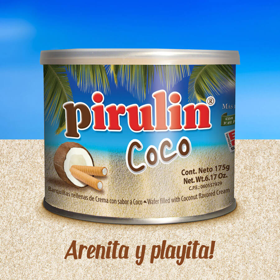 Pirulin Coco Package Design