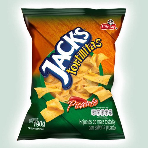 Diseño de Empaque Tortillitas Jacks Picante