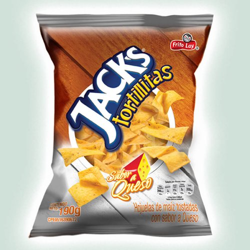 Package Design Tortillitas Jacks Queso
