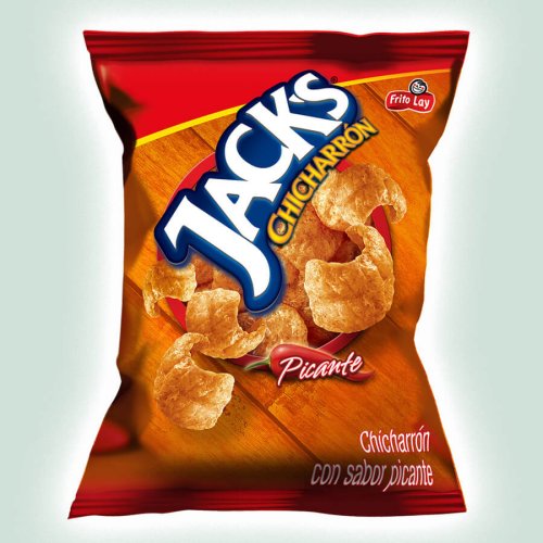 Packaging Design Chicharrón Picante Jacks