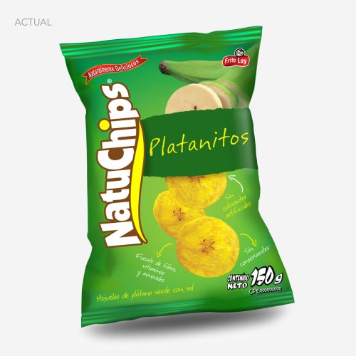 Package Design Natuchips Platanitos
